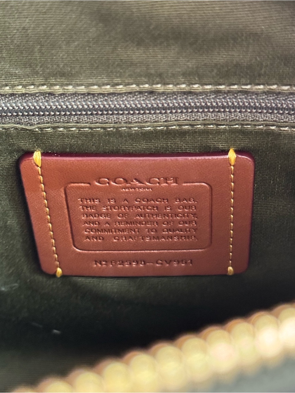 Coach - Rowan Satchel - Olive Signature - Picture 6 of 6
